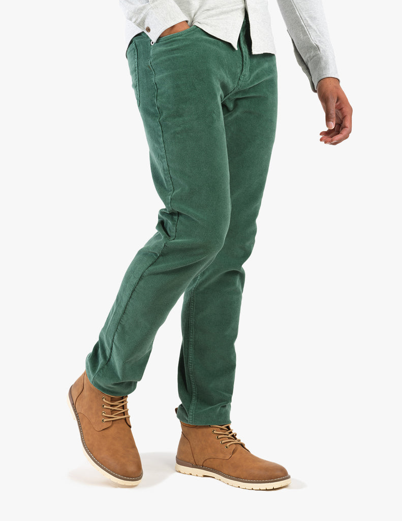 Buy Paige Men Green Corduroy Jeans Online - 770287 | The Collective